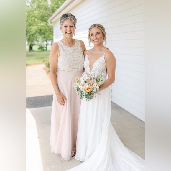 Adrianna Papell Mother of the Bride Pearl Dress 👗 - Picture 6 of 6